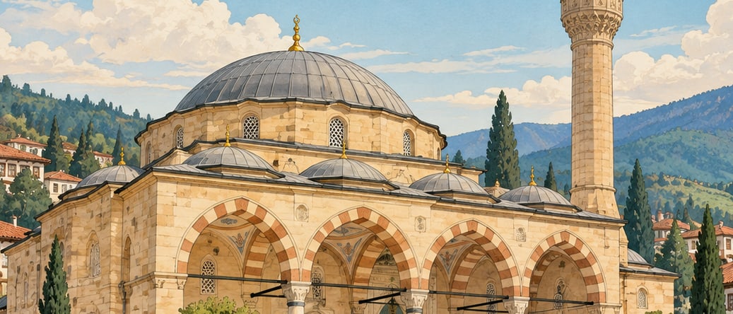 Zeynel Bey Tomb Tower çizimi, Batman