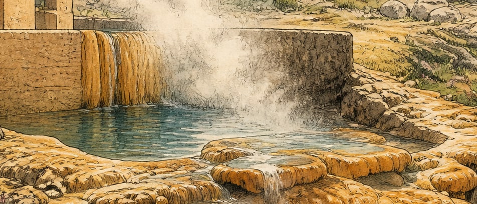 Ziga Hot Springs çizimi, Aksaray