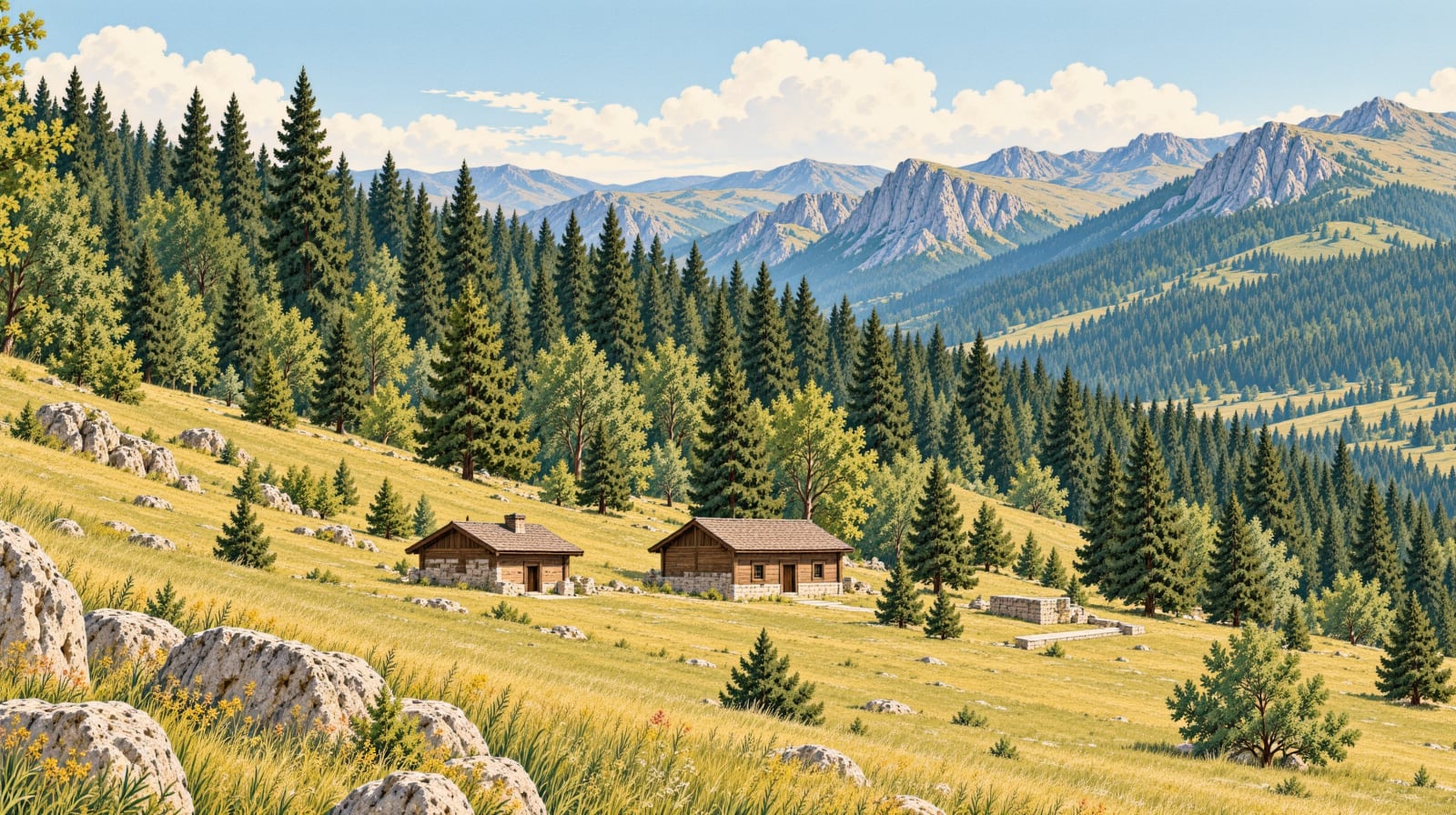 Zigana Plateau çizimi, Gümüşhane
