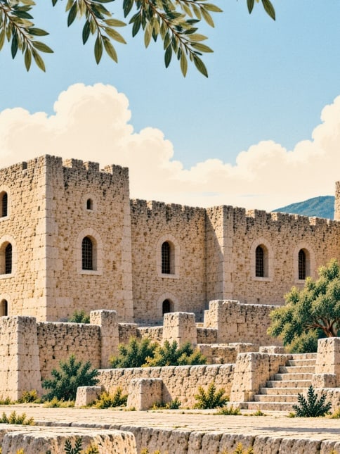 Zeichnung: Zile-Burg, Tokat