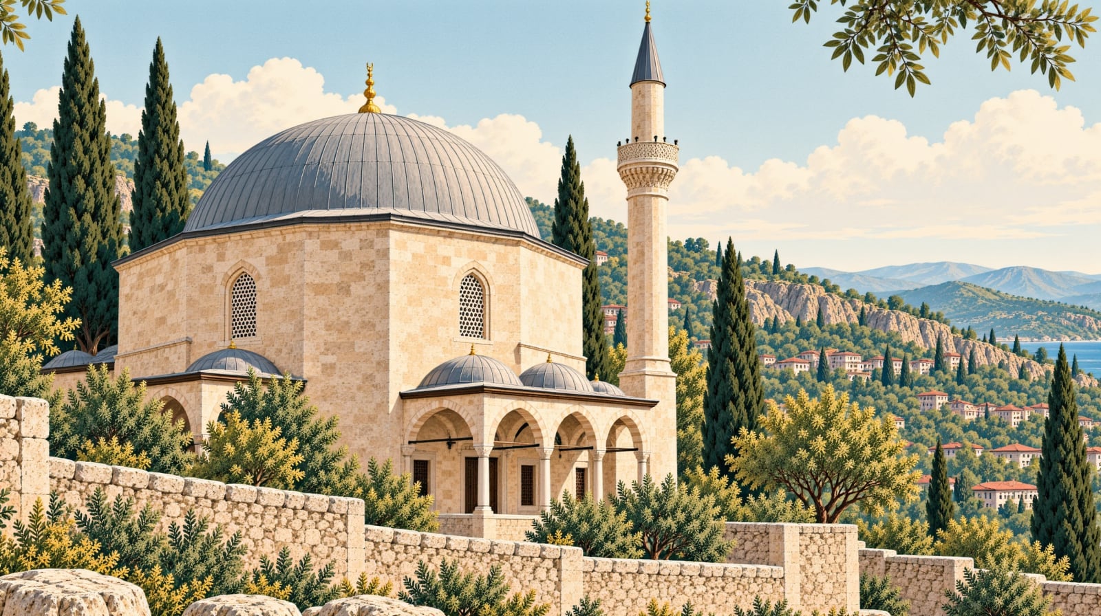 Zile Great Mosque çizimi, Tokat