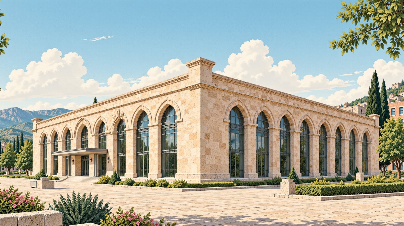 Zinciriye Madrasa çizimi, Aksaray