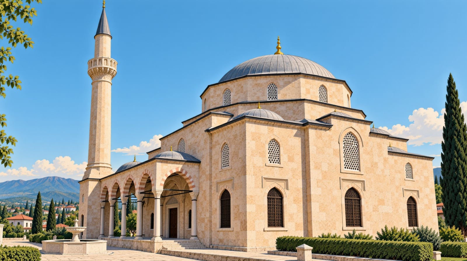 Zincirli Mosque çizimi, Ankara