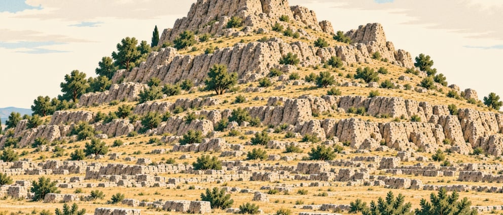 Zincirli Mound çizimi, Gaziantep