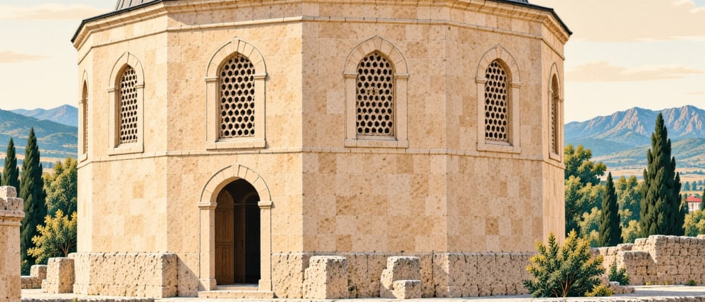 Zindan Baba Tomb çizimi, Kırklareli
