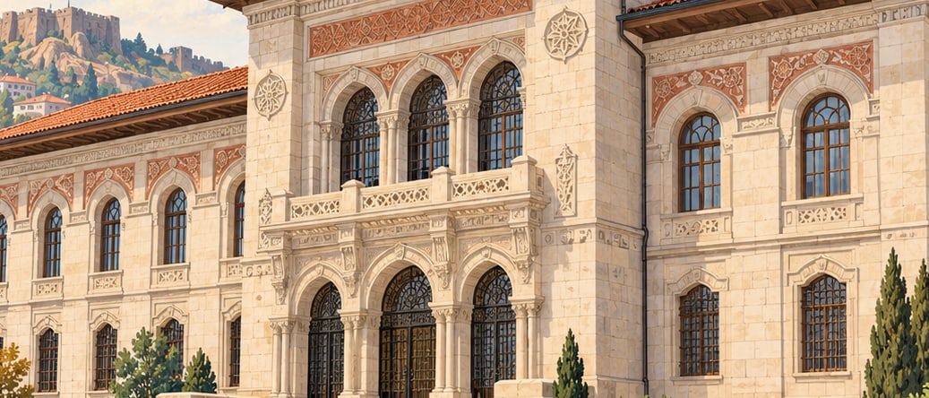 Ziraat Bank Museum çizimi, Ankara
